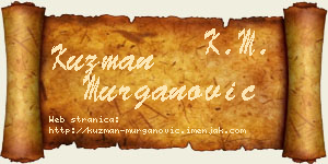 Kuzman Murganović vizit kartica